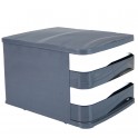 CLASSIFICATION BLOCK 4 DRAWERS GRAY AND WHITE